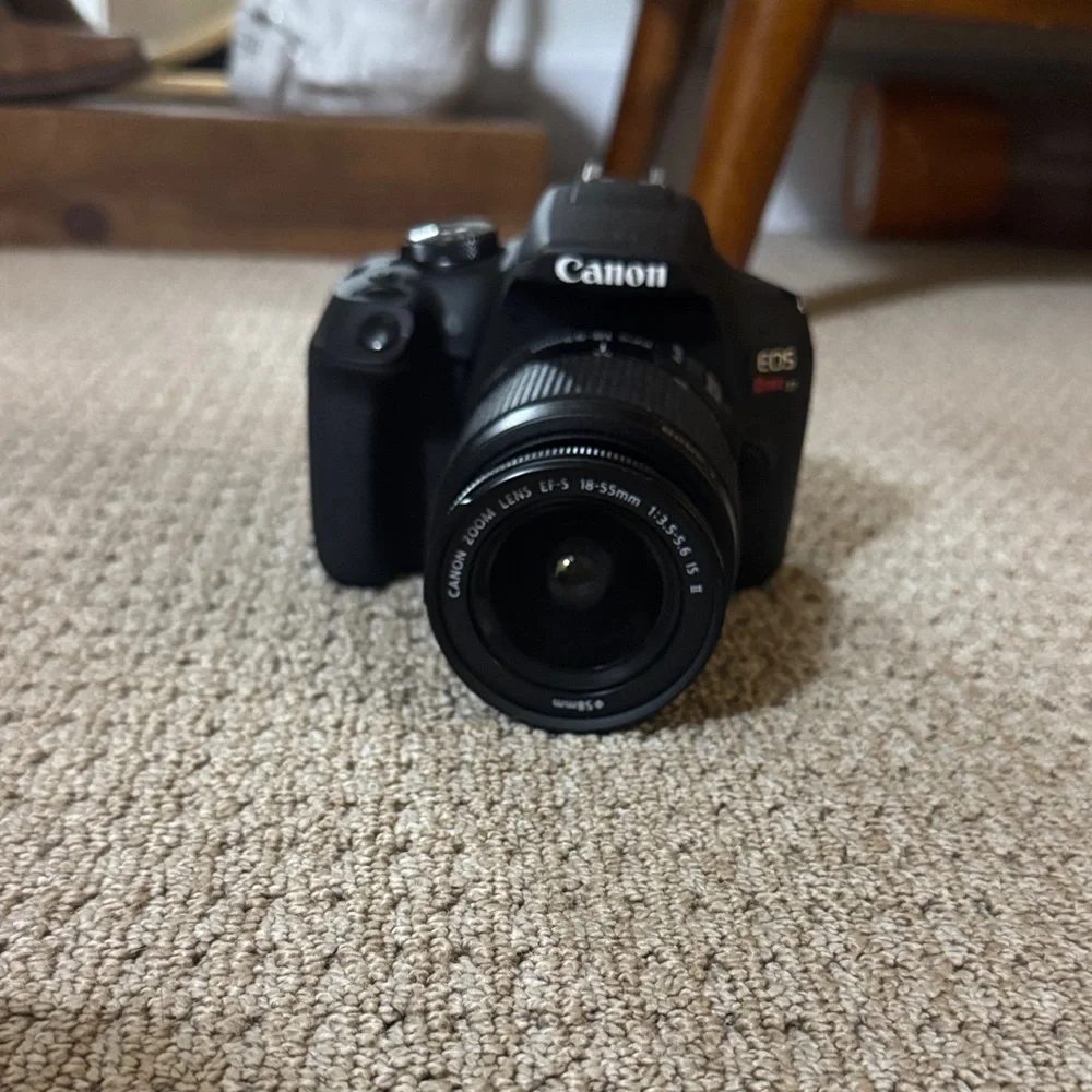 Canon Black EOS DSLR Camera